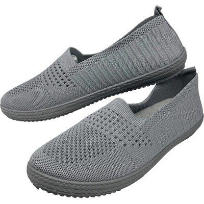 Fashion dámske šedé nadmerné baleríny