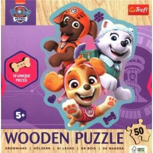 Trefl Puzzle 50 contour Cheerful cluster of doggies and TREFL