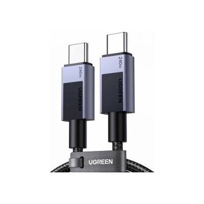 Ugreen USB-C to USB-C PD Cable Ugreen L513, 240W, 1m, 480Mbps (Space Gray)