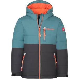 TROLLKIDS Детско ски яке Trollkids Kid's Hemsedal Snow Jacket XT Ski jacket - Stormy Blue / Black / Flame Orange - размер 104 (EU) (703-4665-1213)