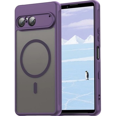 VSECHNONAMOBIL 131384 FANDUN MAGSAFE Ochranný kryt pro Sony Xperia 10 VII fialový