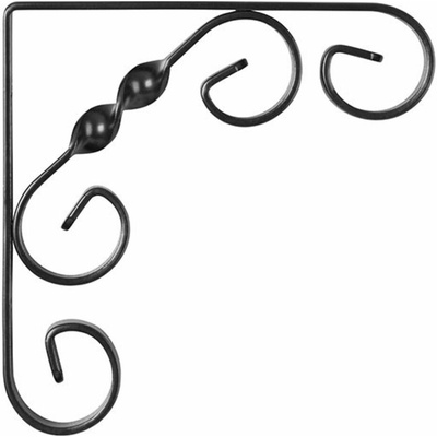 Walteco Konzole Twist 115x115mm, nosnost 30 kg, černá , 1397