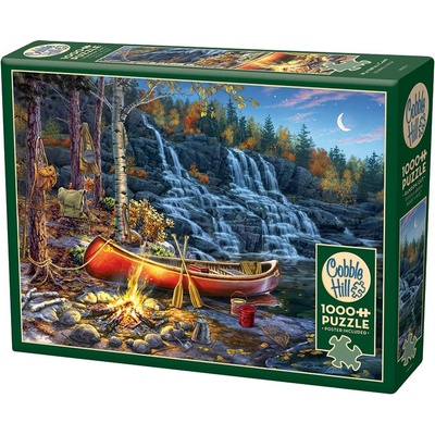 Cobble Hill Пъзел Cobble Hill от 1000 части - Къмпинг до водопада (40351)