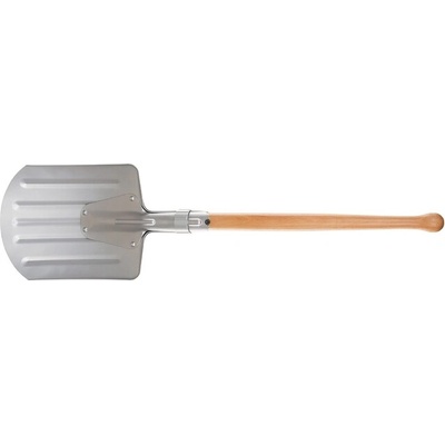 MFH Лопата за сняг, разглобяема, алуминий/дърво (27020)