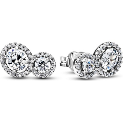 Pandora peckové náušnice objímající aureola