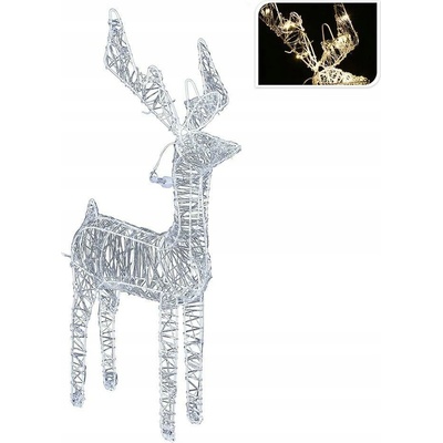 Home Styling Collection Dekorativní figurka svítící motiv sobů 80 LED 80 cm