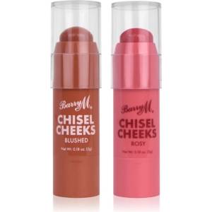 Barry M Chisel Cheeks кремообразен руж в стик duo balení 2x5 гр