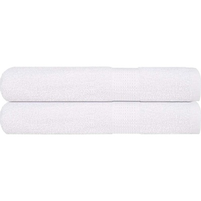 vidaXL ručníky do sauny 2ks bílé 80 x 200 cm