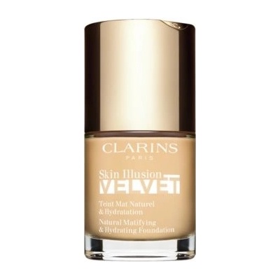 Clarins Skin Illusion Velvet Tekutý make-up s matným finišem s vyživujícím účinkem 100,5W 30 ml