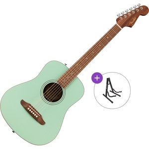 Fender California Standard Redondo Mini Basic SET Surf Green Акустична китара