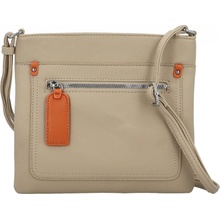 Stylová dámská koženková crossbody kabelka Walida khaki