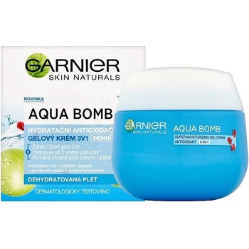 Garnier Skin Naturals Aqua Bomb hydratačný antioxidačný gélový krém 3v1 na deň 50 ml