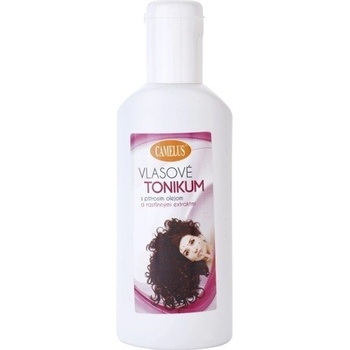 Camelus Hair Care vlasové tonikum s pštrosím olejem a rostlinnými extrakty pro výživu a lesk 200 ml
