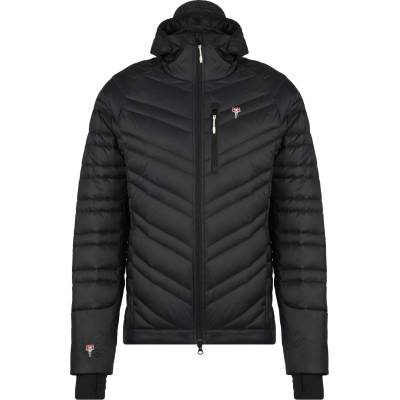 Grüezi Bag Мъжко пухено яке Grüezi bag Faithful Downwool Jacket Down jacket - Black / Mustard (004-3856-0311)