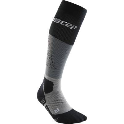 CEP Дамски туристически чорапи Cep Women's Max Cushion Socks Hiking Tall Walking socks - Grey / Black - размер II (201-6903-0111)