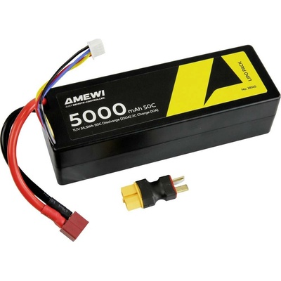 Amewi 28145 akupack Li-Pol (modelářství), 11.1 V, 5.000 mAh, články 3, 50 C, Hardcase, T zásuvka – Zbozi.Blesk.cz