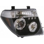  Кристални фарове за Nissan Navara / Pathfinder (2005-2009) - черни