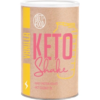 Diet Food Keto Shake / Whey Protein Isolate + MCT Coconut Oil [300 грама] Ванилия