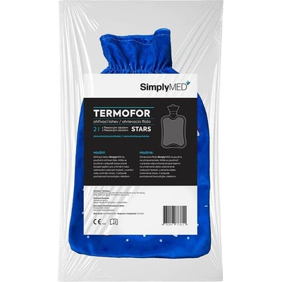 SUZHOU TEXNET CO.,LTD SimplyMed Termofor s fleesovým obalem Stars 2L