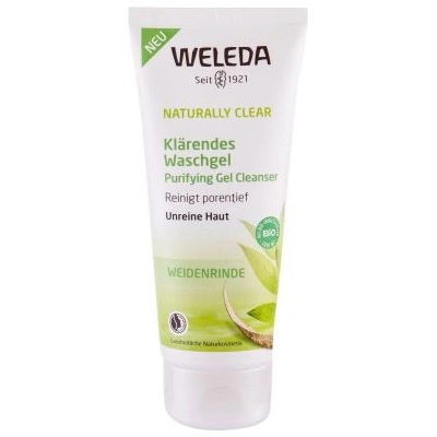 Weleda Naturally Clear Purifying изсветляващ почистващ гел за проблемна кожа 100 ml за жени
