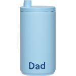 Design Letters Чаша за пътуване Design Letters Dad 350 мл синя (30101019LGTBLDAD)
