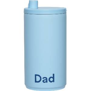 Design Letters Чаша за пътуване Design Letters Dad 350 мл синя (30101019LGTBLDAD)