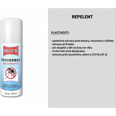 Ballistol Stichfrei repelent 125 ml