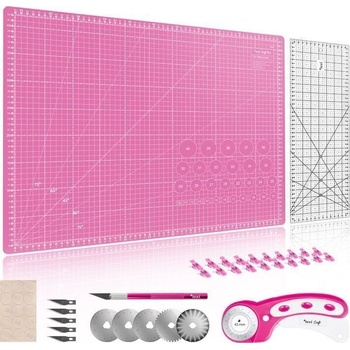 Texi Подложка за рязане 60 x 45 cm Pink (TEXI CRAFT PINK 60X45)