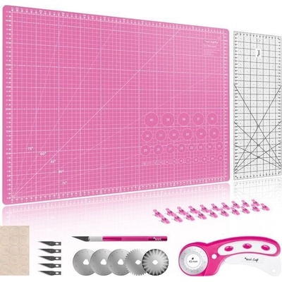 Texi Подложка за рязане 60 x 45 cm Pink (TEXI CRAFT PINK 60X45)