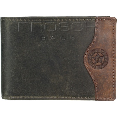 Greenburry kožená peněženka 0862 30 Khaki/Brown