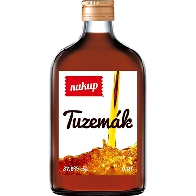 Tuzemák Nakup 37,5% 0,2 l (holá láhev)
