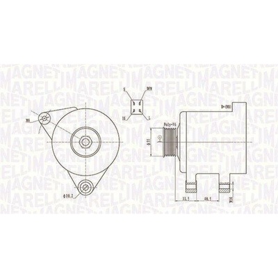 Generátor MAGNETI MARELLI 063731605010