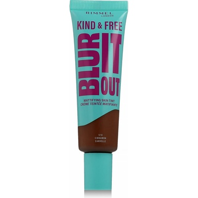 Makeup Rimmel London Kind & Free Glow It Up Moisturising Skin Tint 510 Cinnamon 30 ml