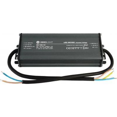 Deko-Light napájení IP, CV, V6-100-12 konstantní napětí 0-8340 mA IP67 12V DC 100,00 W 872093
