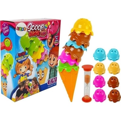 LEAN Toys Игра за умения с лед Colorful Pyramid 7587 (7587)