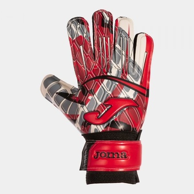 CALCIO 23 GOALKEEPER GLOVES brankárske rukavice červená čierna 8