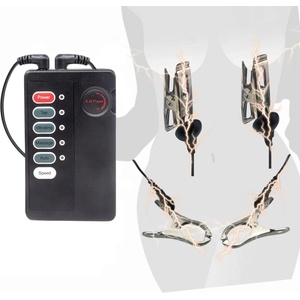 SuperLove E-Stim Nipple Clamps & Labia Set