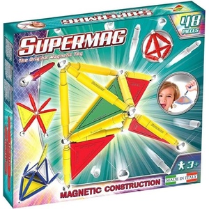 Supermag магнитен строителен комплект Tags primary 48бр (0151)