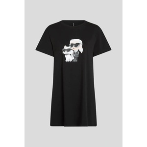 Karl Lagerfeld нощница дамска от памук с еластан IKON (A3W45007)