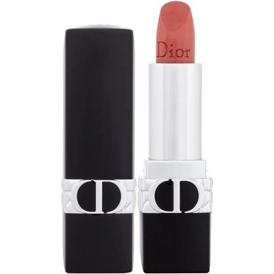 Dior Rouge Dior Couture Colour Floral Lip Care dlouhodržící rtěnka s přírodními květinovými extrakty 100 Nude Look Velvet 3,5 g