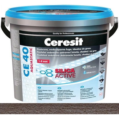 Ceresit CE 40 Chocolate 58 Aquastatic škárovacia hmota 2 kg, chocolate