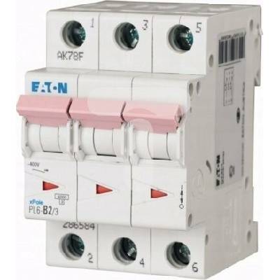Eaton 3P D 2A 6kA AC PL6-D2/3 286608