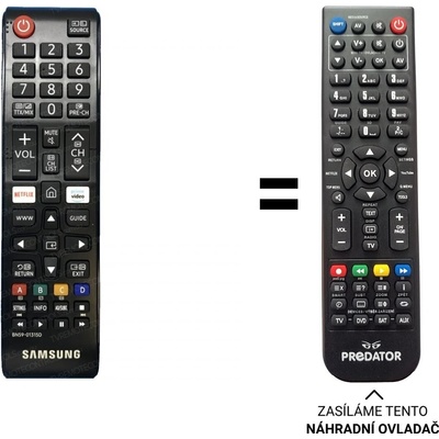 Diaľkový ovládač Predátor Samsung UE75AU7172