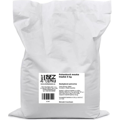 Život bez lepku Pohanková mouka hladká 5 kg