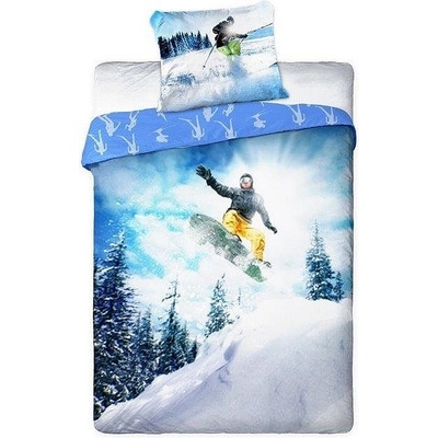 Faro Obliečky Snowboardista Bavlna 140x200 70x90