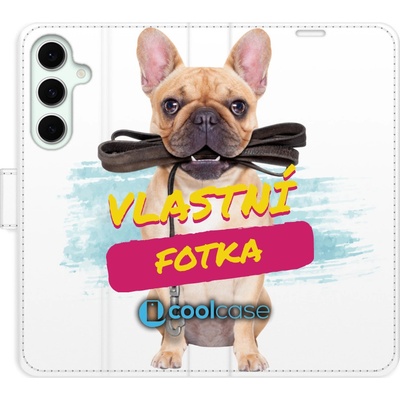 iSaprio Flip Samsung Galaxy S24 FE s vlastním motivem a kapsičkami na karty