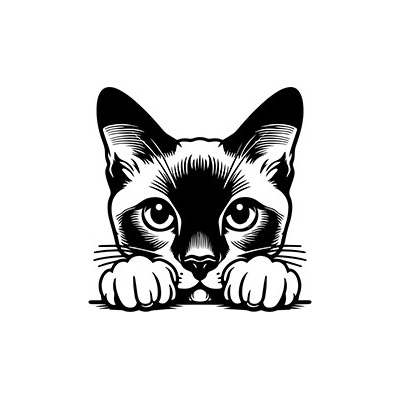 samolepka Siamská kočka