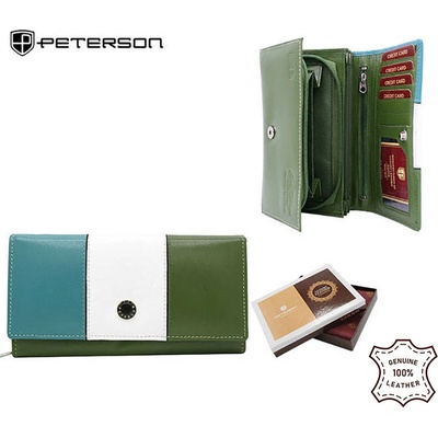 Peterson peňaženka kožená RD 08 GCL S 3782 BWT