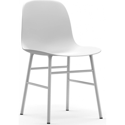 Normann Copenhagen Form Chair biela / oceľ