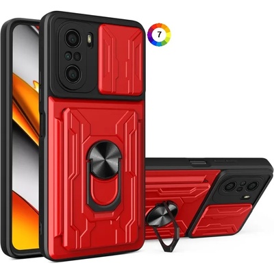 Xiaomi Redmi K40/Poco F3/Mi 11i Удароустойчив Ring Holder Калъф и Протектор